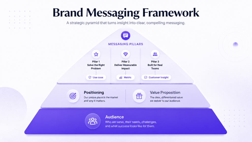 The Complete Brand Messaging Framework (Template + Examples) 1 Brand Messaging Framework